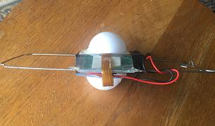 Ear Hat v1.6 components on lantern frame